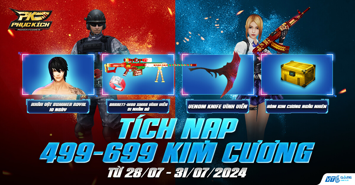 tích nạp 499 - 699 kim cương