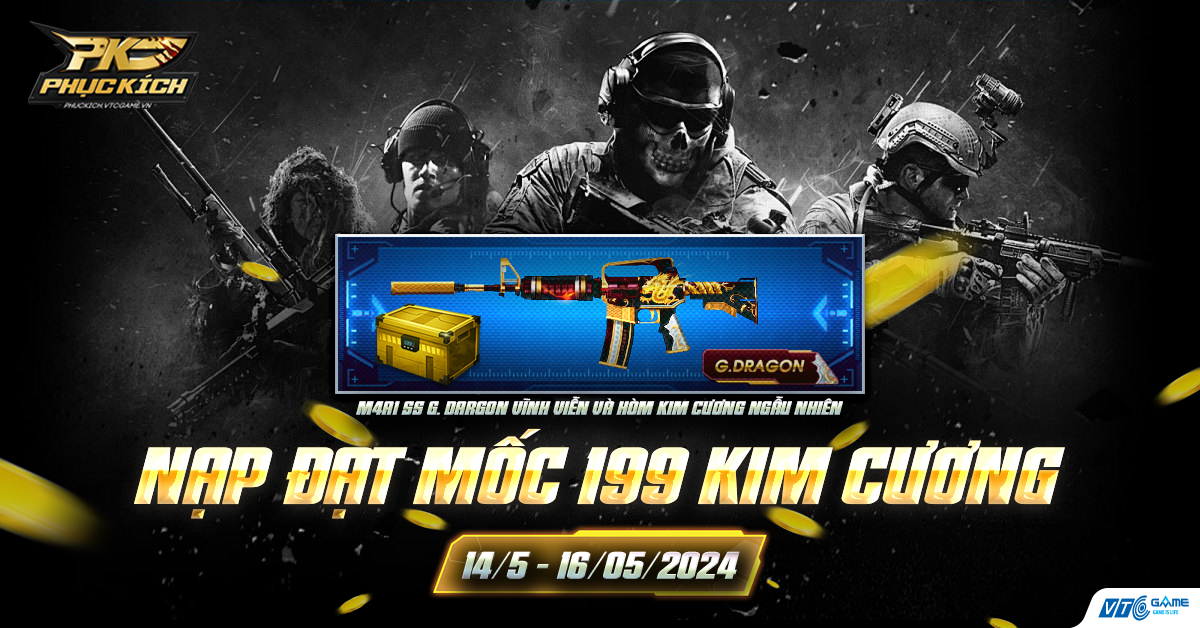 NẠP TỪ 199 KIM CƯƠNG PHỤC KÍCH