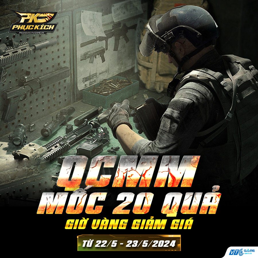 [SK] Giờ vàng ngày 22/5 - Sale 50% QCMM mốc 20 quả 