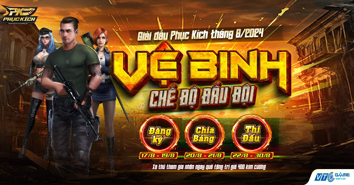 giải đấu tháng 8
