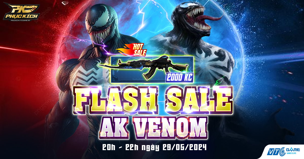 FLASH SALE AK VENOM PHỤC KÍCH
