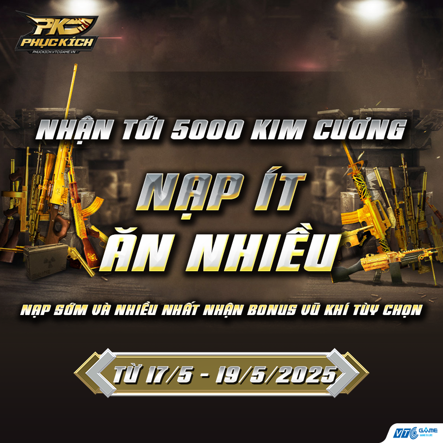 nạp ít ăn nhiều